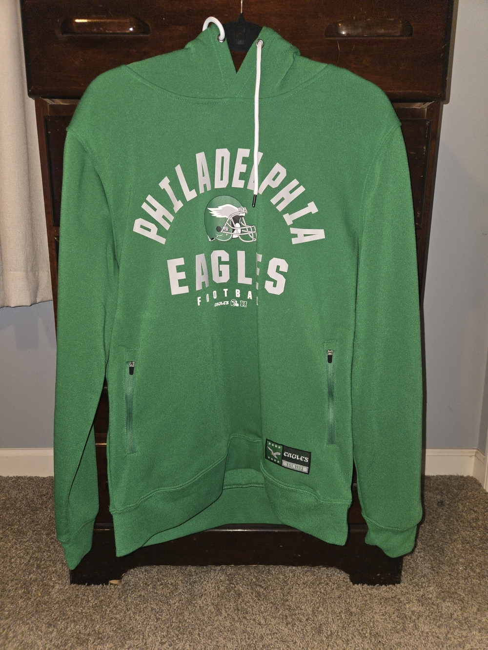 Philadelphia Eagles Green Pullover Hoodie